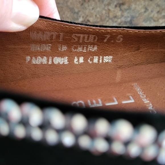 Jeffrey Campbell Ibiza Suede Studded Ballet Flats Size 7.5 - Picture 6 of 10